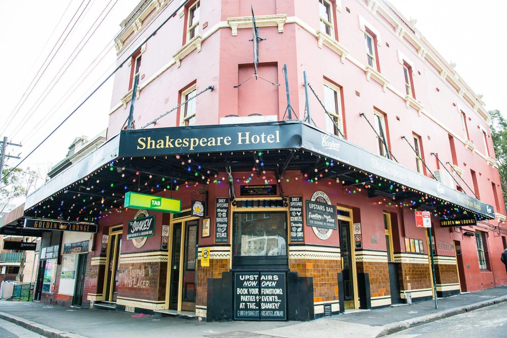 Shakespeare Hotel Surry Hills Экстерьер фото